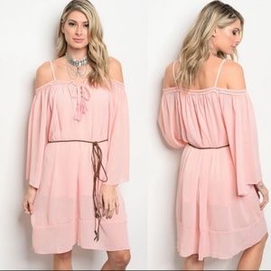 Blush pink dress